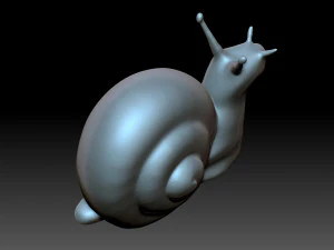 Figurine snail 3D Print Model