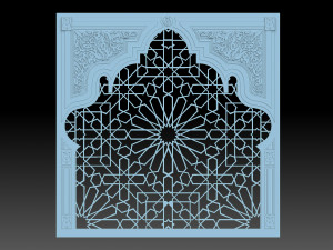 Decorative panel 3D-printmodel