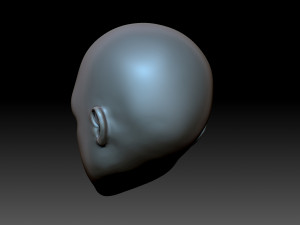 Doll head 3D 프린트 모델