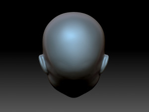 Doll head 3D 프린트 모델