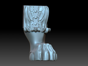 Furniture leg Modelo de Impressão 3D