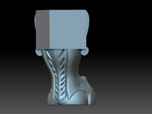Furniture leg Modelo de Impressão 3D