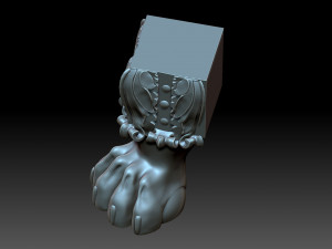 Furniture leg Modelo de Impressão 3D