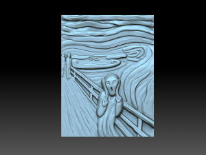 Edvard Munch Creek 3D Baskı Modeli