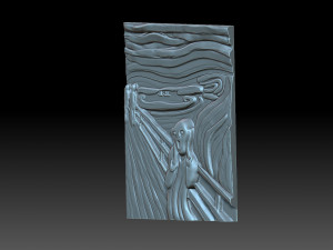 Edvard Munch Creek 3D Print Model