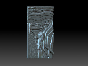 Edvard Munch Creek 3D Print Model