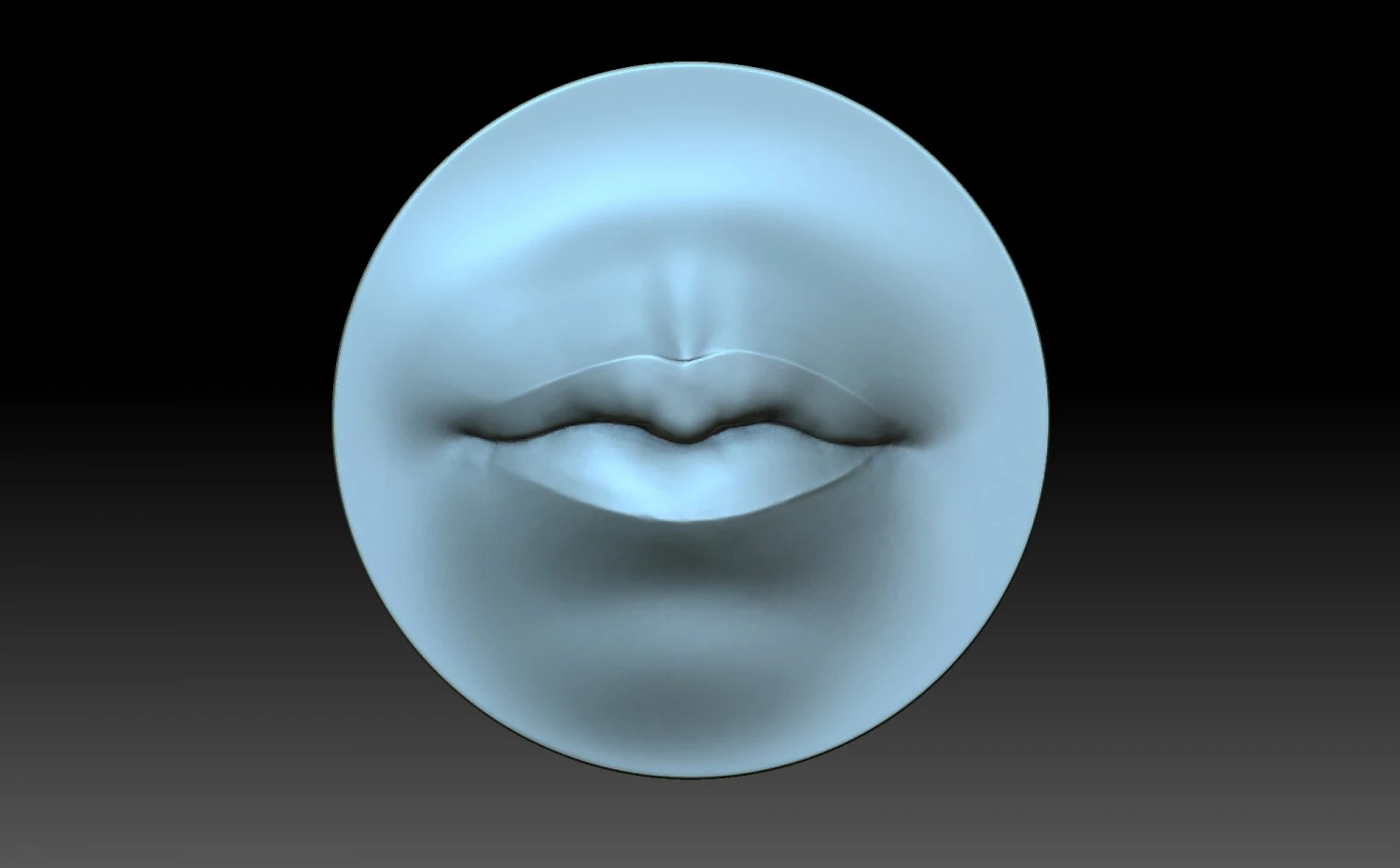 Lips 3D Print Model .c4d .max .obj .3ds .fbx .stl .blend 