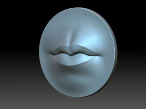 Lips 3D Print Model