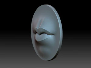 Lips 3D Print Model