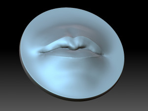 Lips 3Dプリントモデル