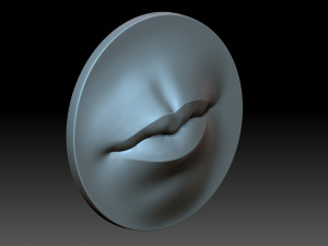 Lips 3Dプリントモデル