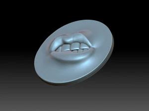 Lips 3D Print Model