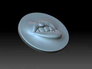 Lips 3D Print Model