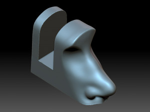 The nose is female Modello di stampa 3D