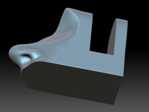 The nose is female Modello di stampa 3D