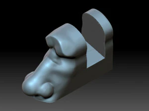 Male nose 3D Print Model