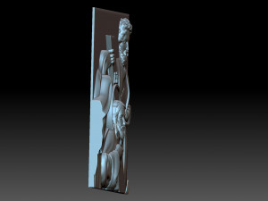 Jesus carries the cross 3D Baskı Modeli