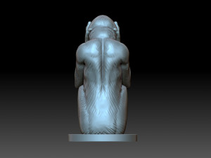 Monkey don t hear 3D Принт Модель