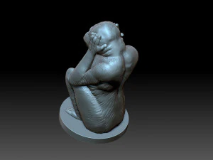 Monkey don t hear 3D Print Model