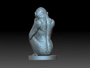 Monkey 3D Print Model