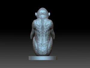 Monkey 3D Print Model