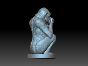 Monkey 3D Принт Модель