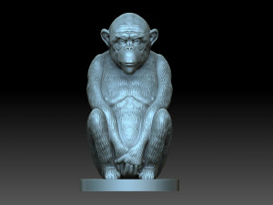 Monkey figurine 3D Принт Модель
