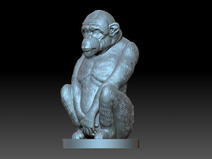 Monkey figurine 3D Принт Модель