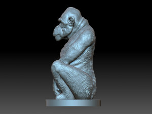 Monkey figurine 3D Принт Модель