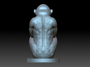 Monkey figurine 3D Принт Модель