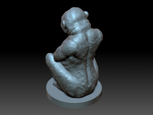 Monkey figurine 3D Принт Модель
