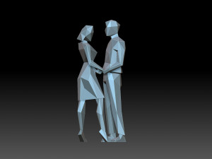 A couple of lovers 3D प्रिंट मॉडल