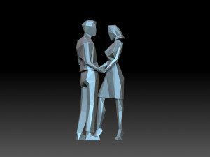A couple of lovers 3D Print Model