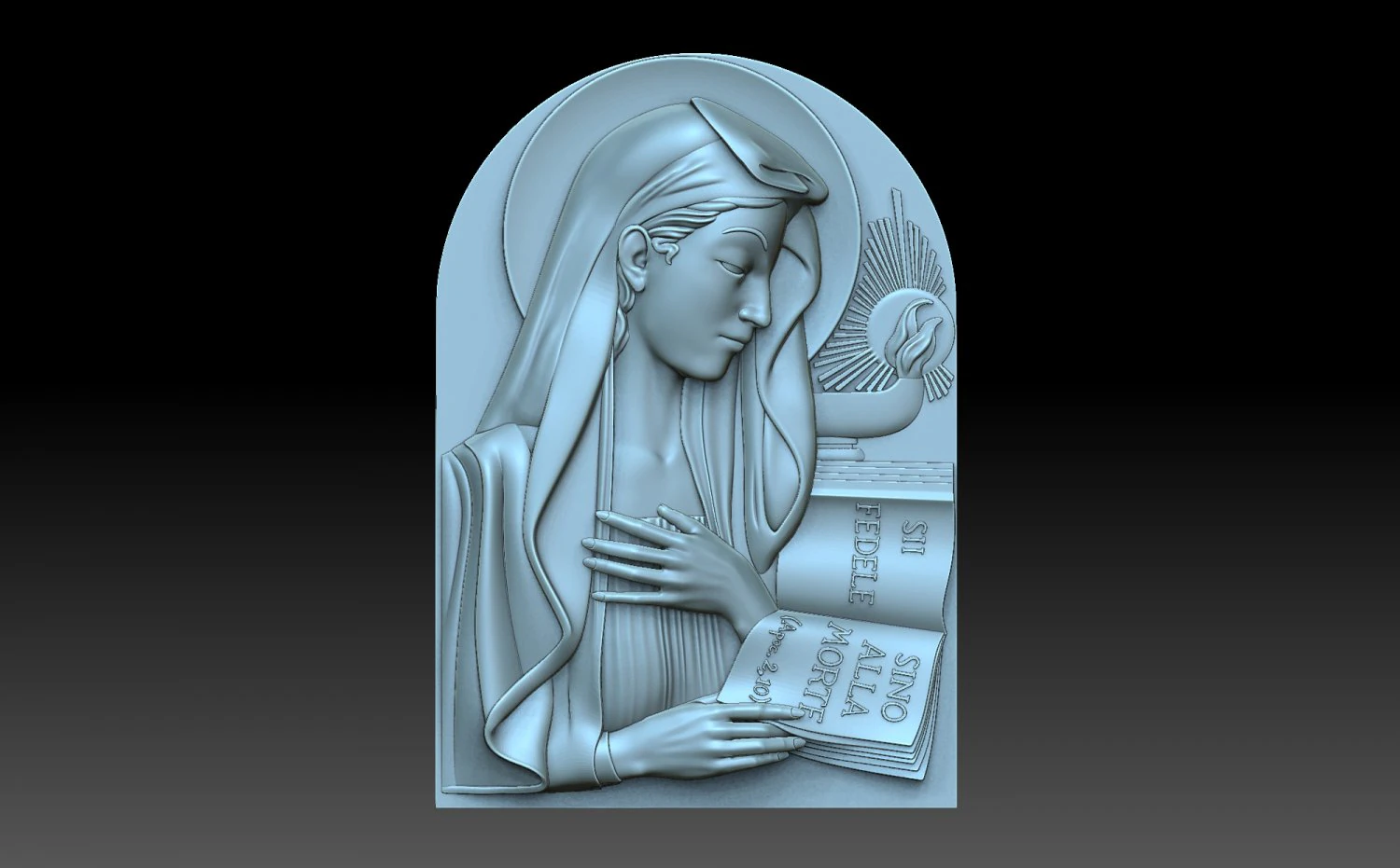 Madonna 3D Print Model .c4d .max .obj .3ds .fbx .stl .blend 