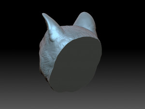 Cat head Model do druku 3D