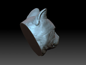 Cat head Model do druku 3D