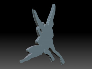 Angel with a girl Modelo de Impressão 3D