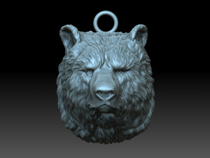 Bear head 3D Print Model
