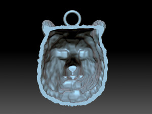 Bear head 3D प्रिंट मॉडल