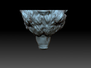 Bear head 3D प्रिंट मॉडल