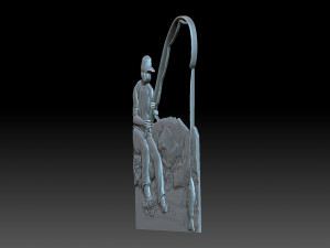 Fisherman 3Dプリントモデル