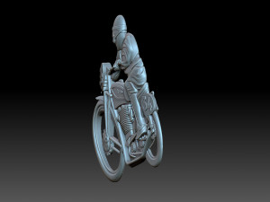 Motorcyclist Modello di stampa 3D
