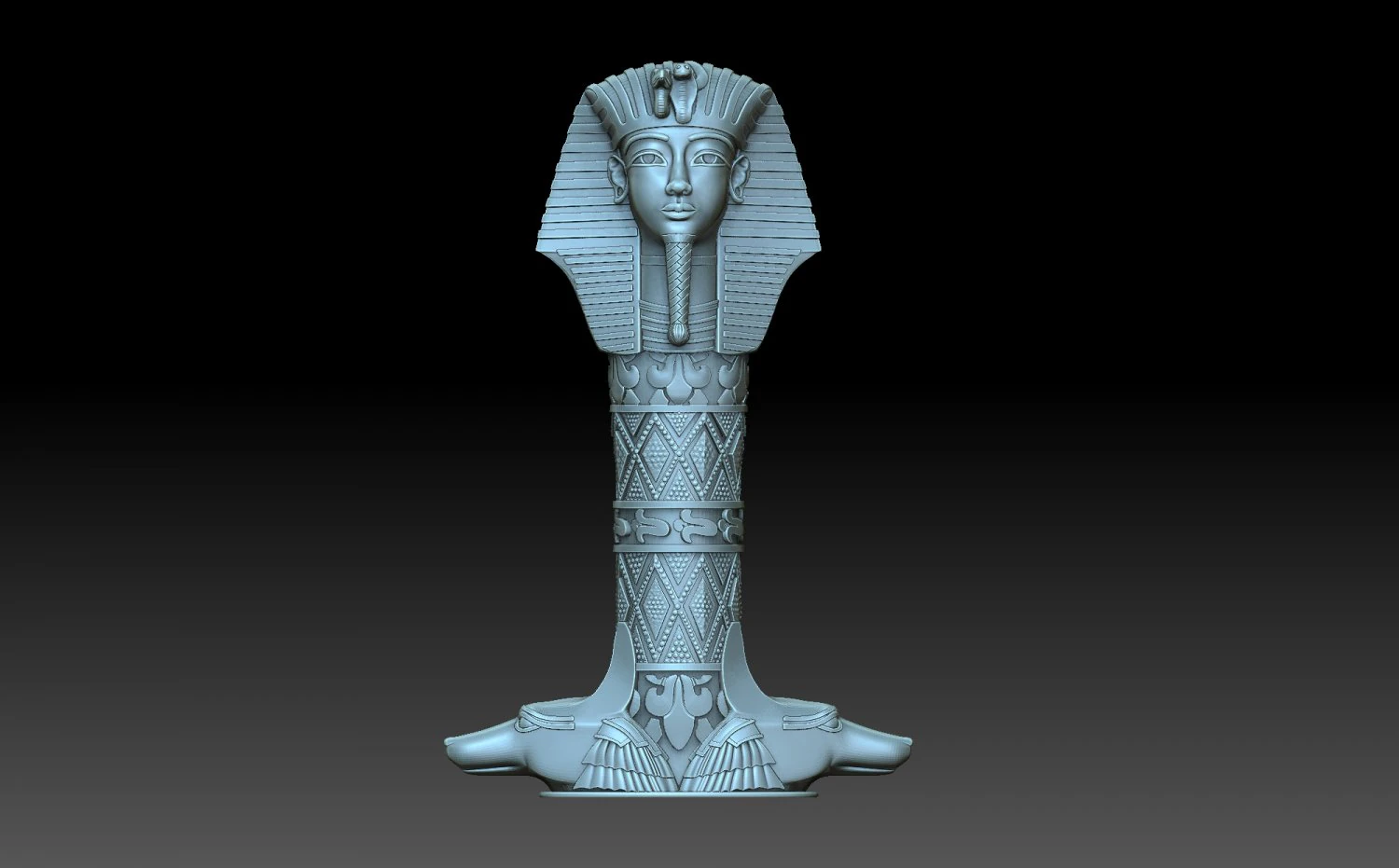 Tutankhamun 3D Print Model .c4d .max .obj .3ds .fbx .stl .blend