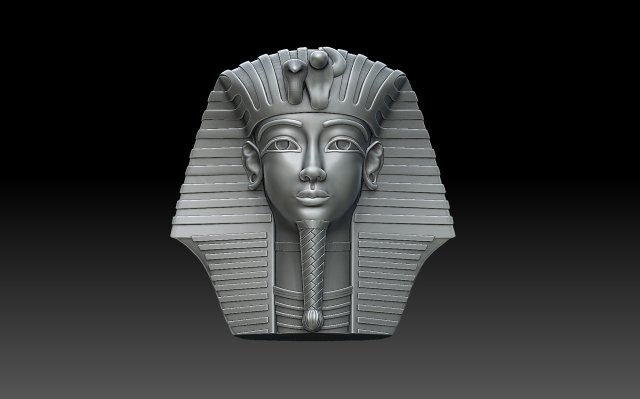 Tutankhamun 3D 打印模型 .c4d .max .obj .3ds .fbx .stl .blend 