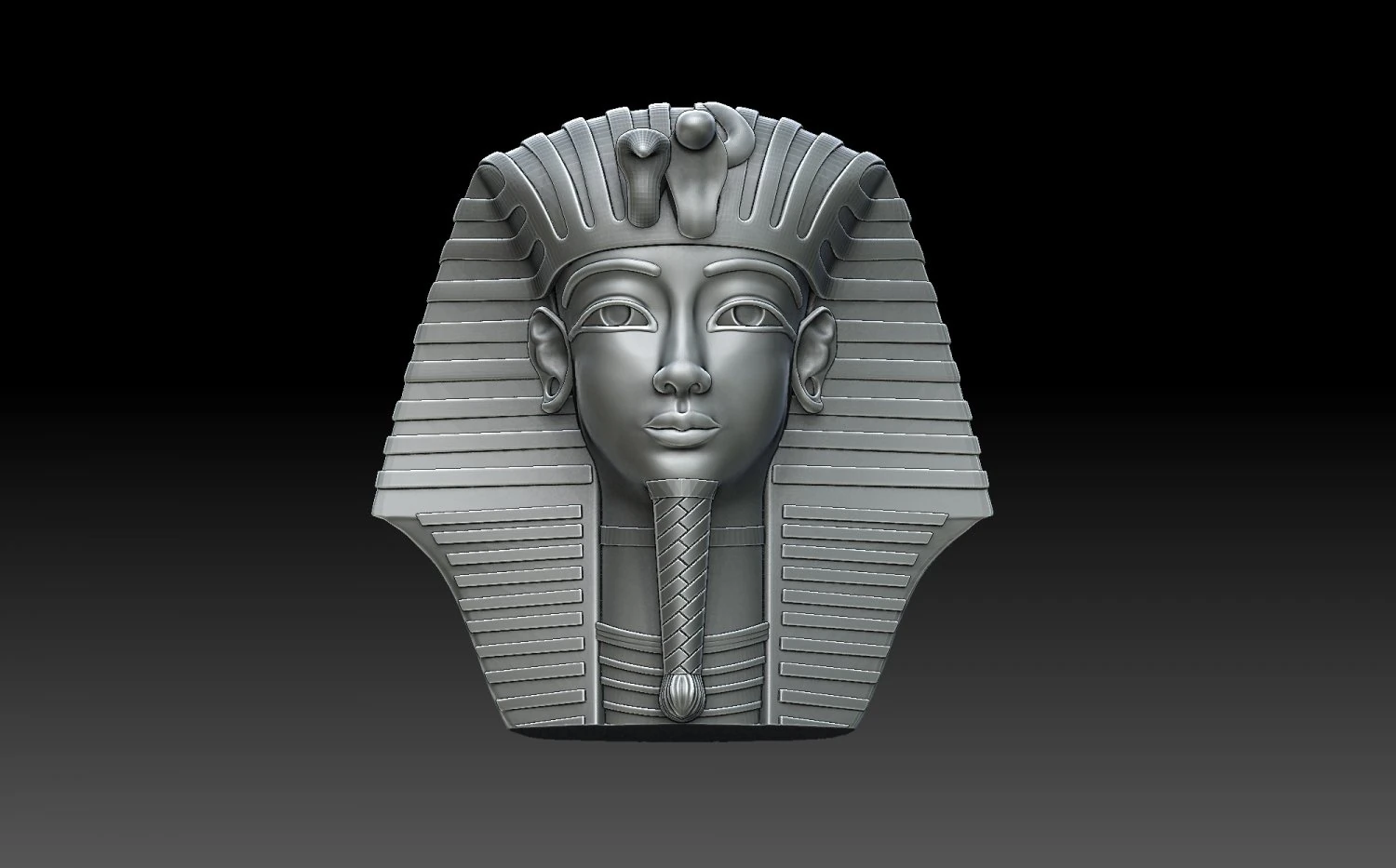 Tutankhamun 3D Print Model .c4d .max .obj .3ds .fbx .stl .blend 