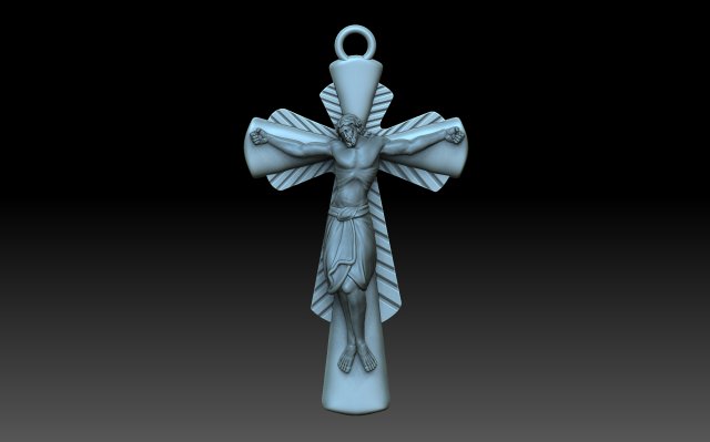 Crucifixion Model Cetak 3D .c4d .max .obj .3ds .fbx .stl .blend 