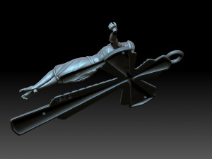 Crucifixion Model Cetak 3D