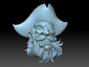Pirate head 3D Print Model