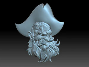 Pirate head 3D Print Model