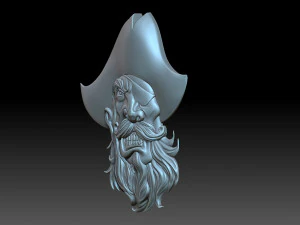 Pirate head 3D Print Model
